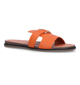 Esprit Oranje Slippers in kunstleer (320797)