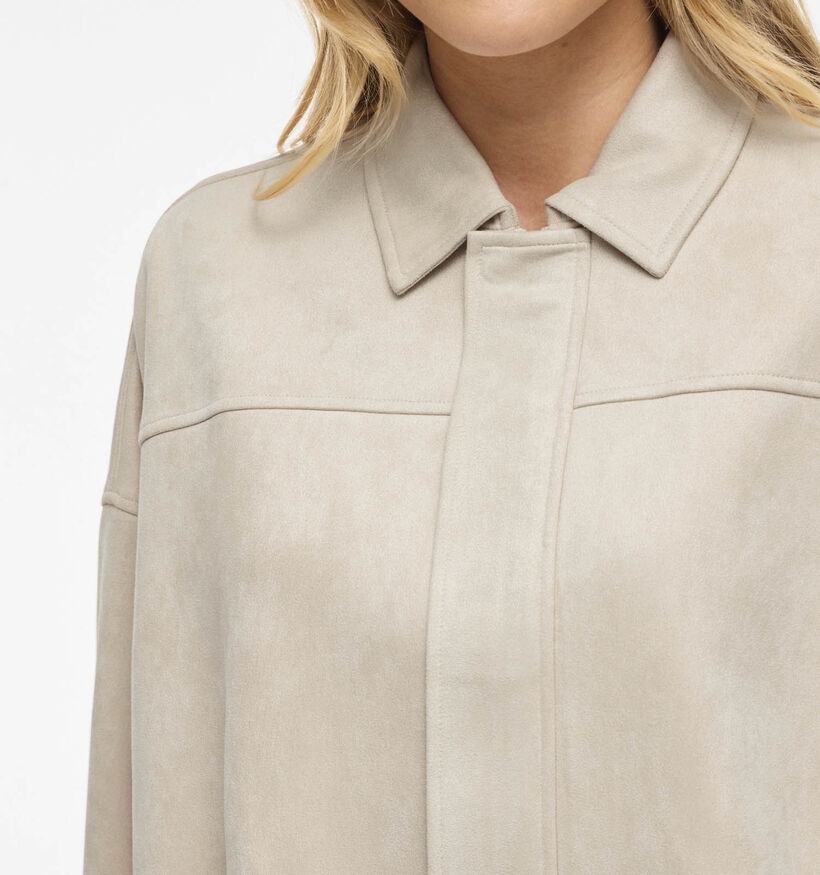 Vila Viral Manteau court en Beige pour femmes (377696)