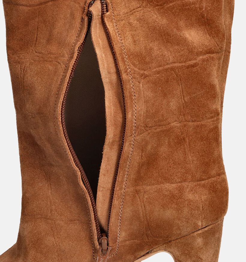 Bronx Low Jadey Bruine Lange Laarzen voor dames (371566)