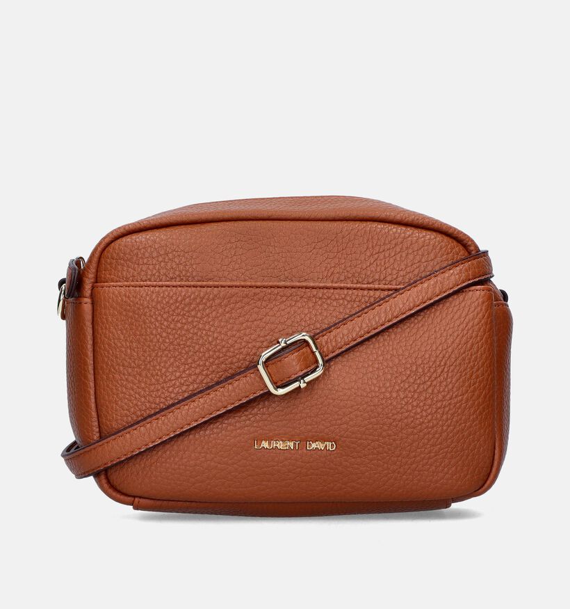 Laurent David Nos 016 Sac porté croisé en Cognac pour femmes (349833)