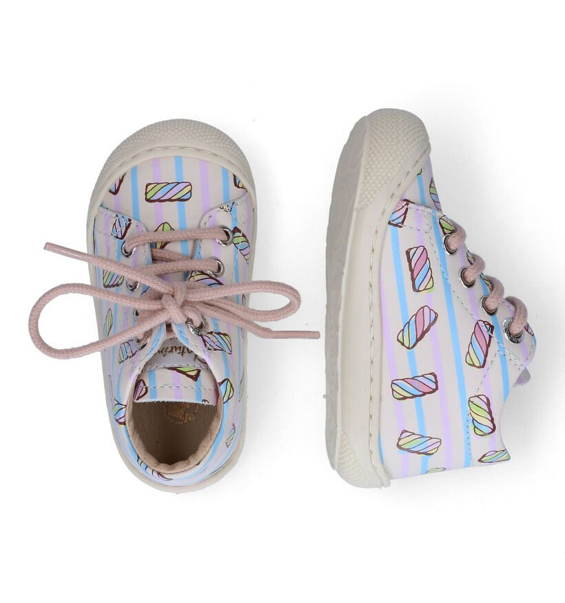 Naturino Cocoon Roze Babyschoenen voor meisjes (316120) - geschikt voor steunzolen