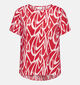 ONLY Carmakoma Olivera Rode Blouse voor dames (353238)