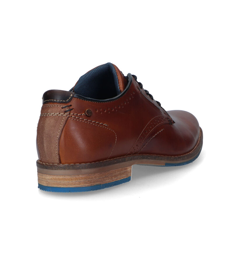 Bullboxer Chaussures classiques en Cognac pour hommes (334270) - pour semelles orthopédiques