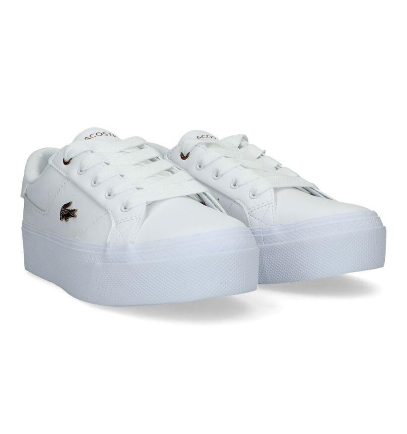 Lacoste Ziane Platform Baskets en Blanc pour femmes (322616)