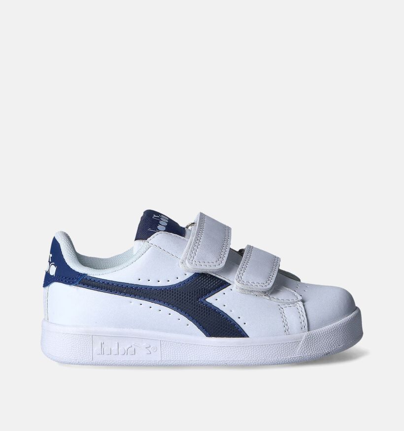 Diadora Game Camo Baskets Blanc/Bleu pour filles, garçons (350786)