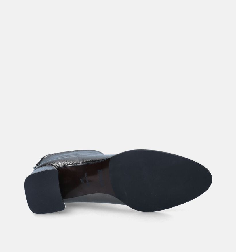 Zinda Bottillons avec talon en Argent pour femmes (348495)