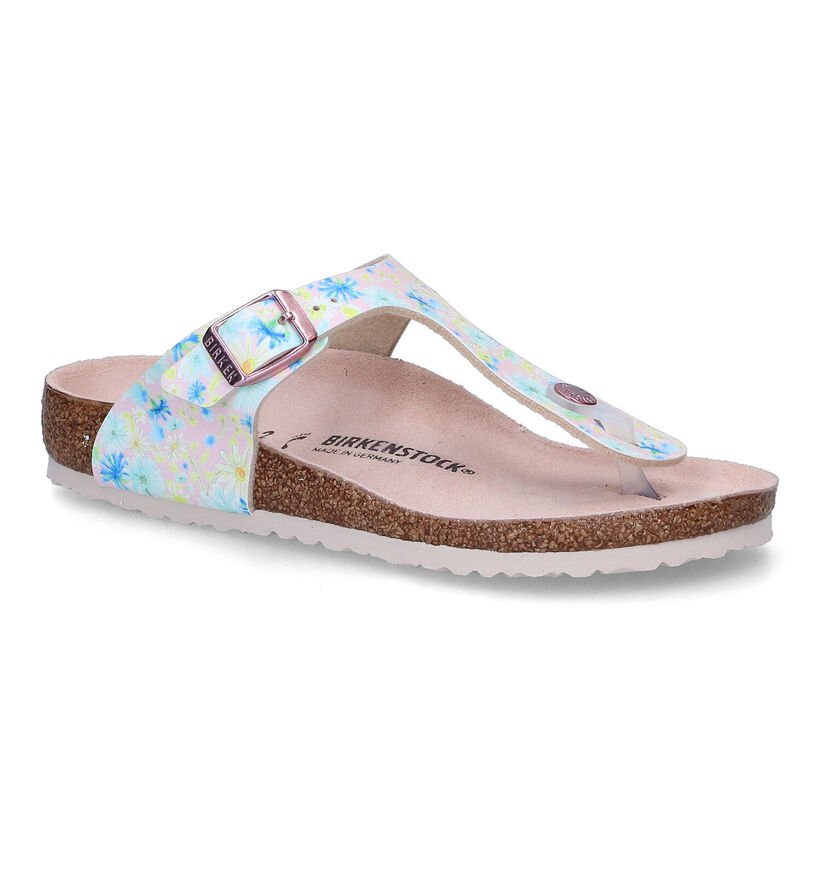 Birkenstock Gizeh BS Witte Teenslippers voor meisjes (338081)