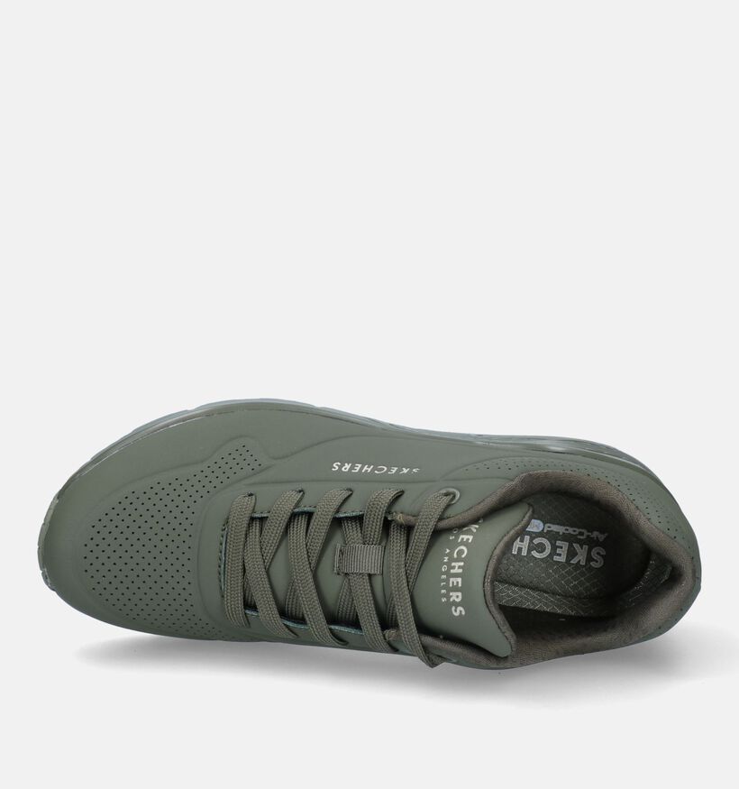 Skechers Uno Stand On Air Baskets en Noir pour femmes (350488)