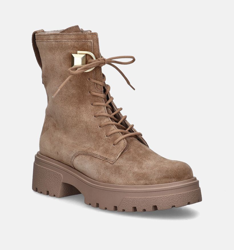 Gabor Cognac Bottines voor dames (347065) - geschikt voor steunzolen