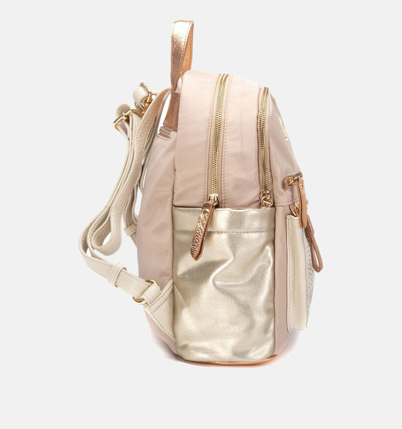 Xti Beige/Ros&eacute; Gouden Geklede Rugzak voor dames (373584)