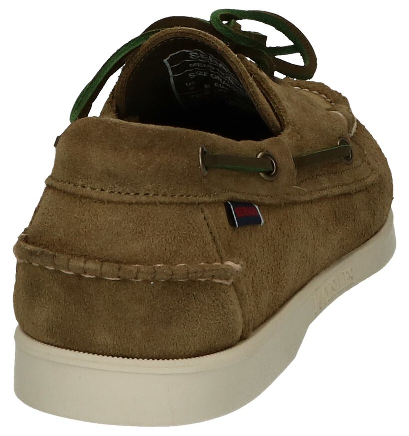 Sebago Dockside Portland Flesh Out Chaussures bateau en Vert Kaki pour hommes (336839)