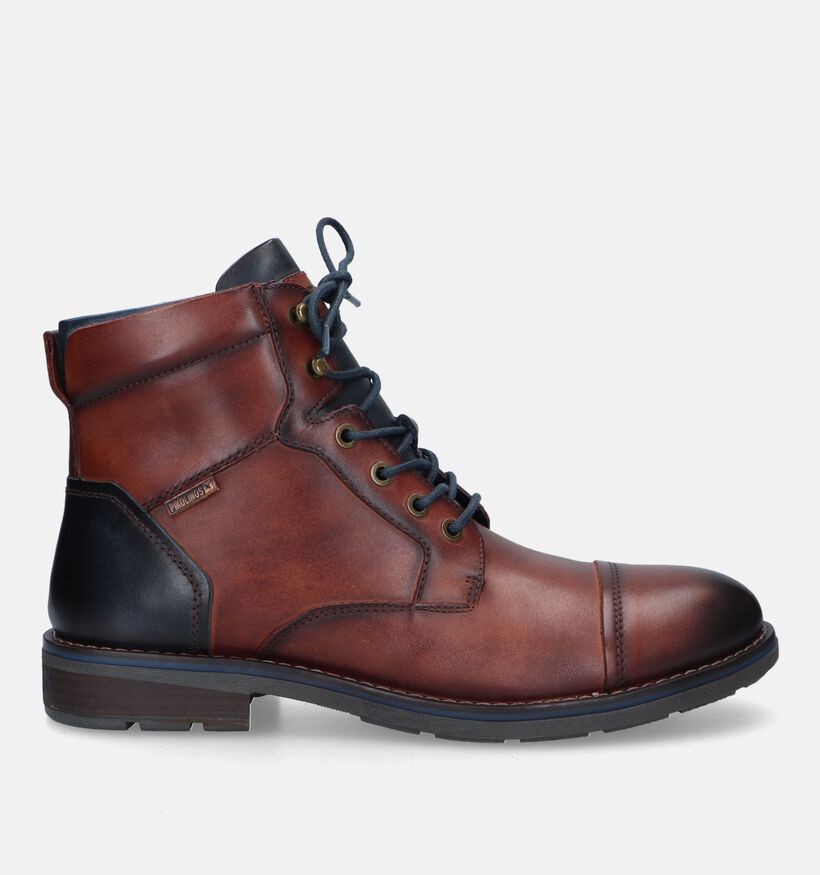 Pikolinos York Bottines en Cognac pour hommes (329629) - pour semelles orthopédiques