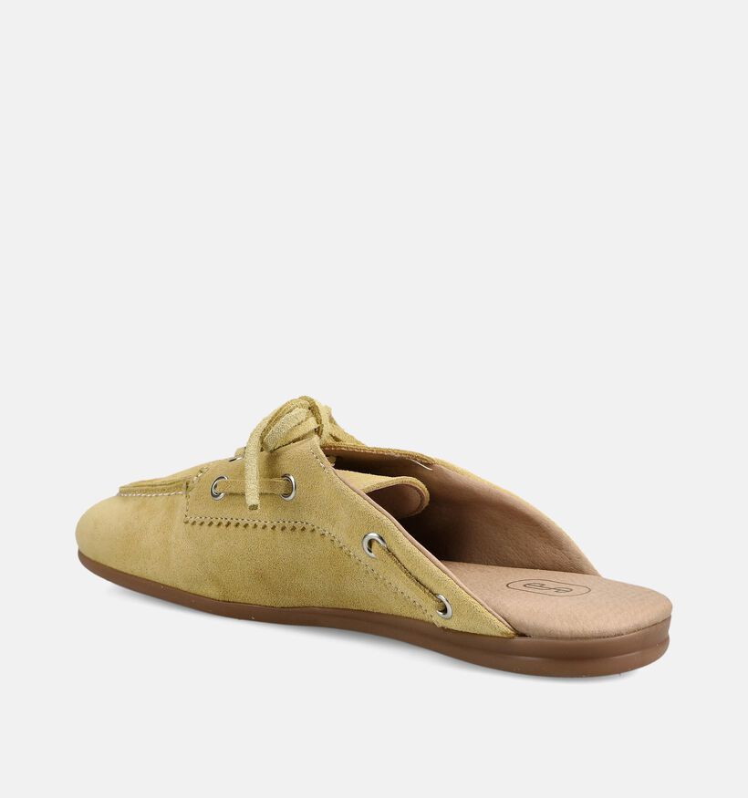 Shoecolate Gele Slippers voor dames (384044)