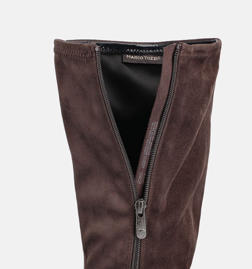 Marco Tozzi Bottes hautes en Brun foncé pour femmes (365021)