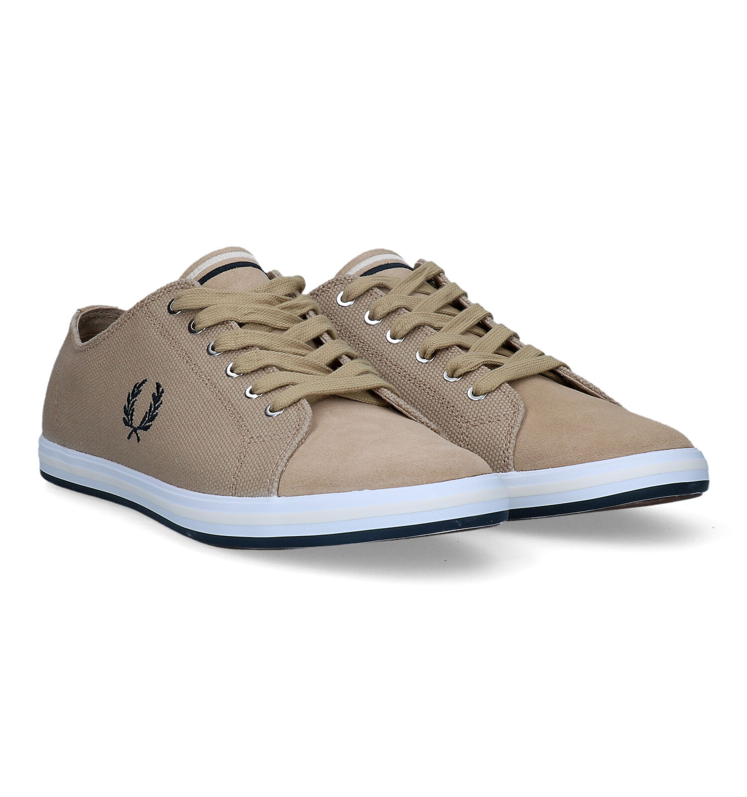 Chaussures lacets beige
