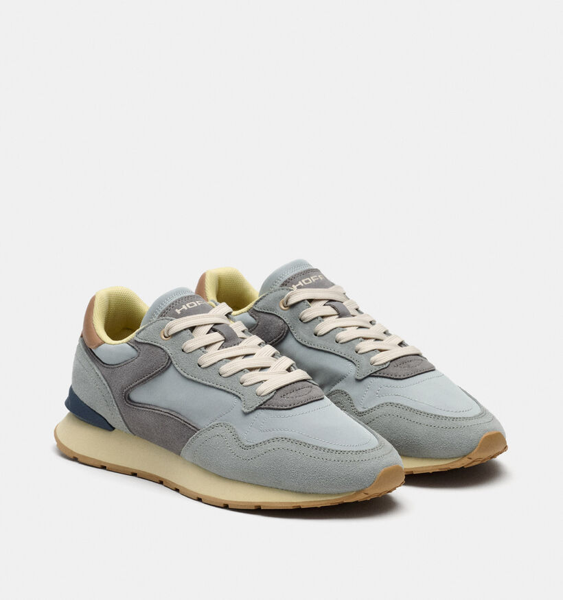 HOFF City Retro Light Blue Blauwe Veterschoenen voor heren (367329) - geschikt voor steunzolen