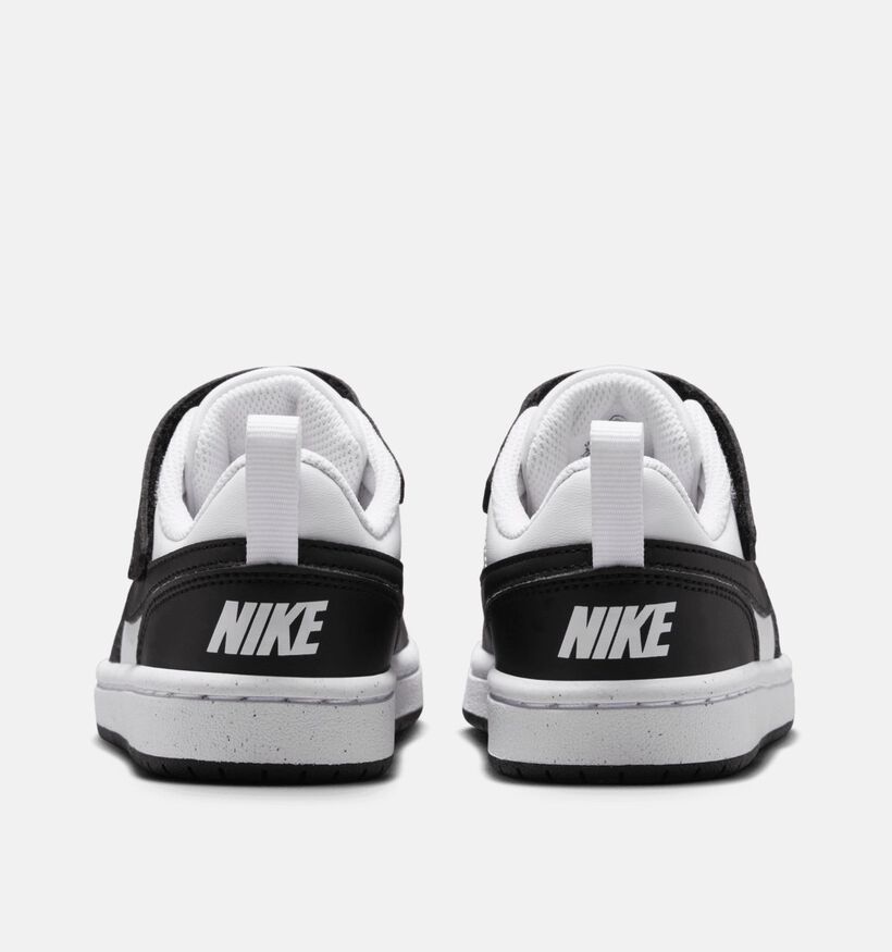 Nike Court Borough Zwarte Sneakers voor jongens, meisjes (357233) - geschikt voor steunzolen
