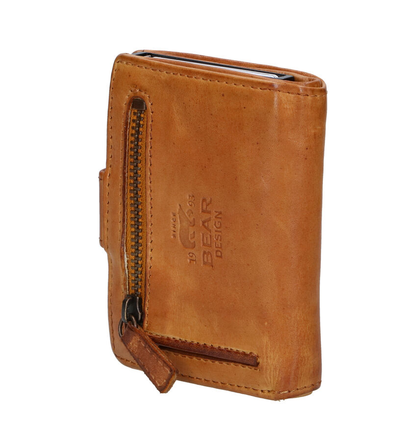 Bear Design Zwarte Kaartenhouder voor heren (350748)