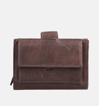 Bear Design Portemonnees Zwart/Geel/Cognac/Bruin/Rood/Groen