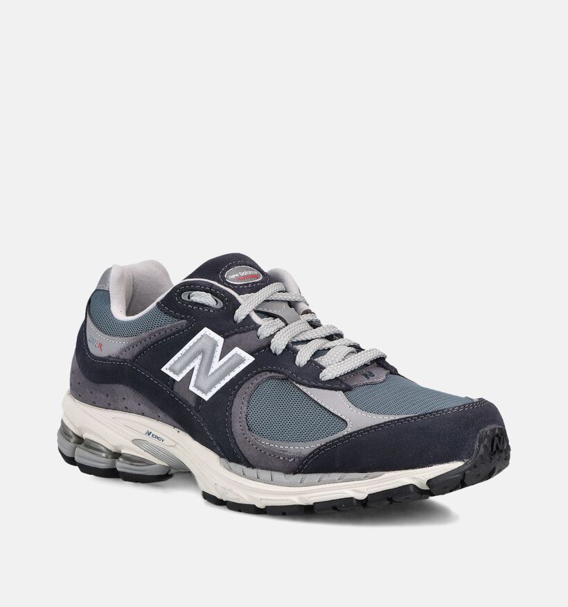 New Balance 2002 Baskets basses en Bleu pour hommes (375117) - pour semelles orthop&eacute;diques