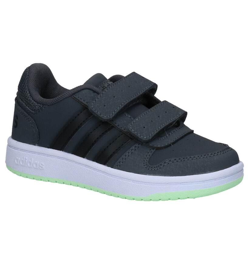 adidas Hoops Baskets en Noir en simili cuir (290778)