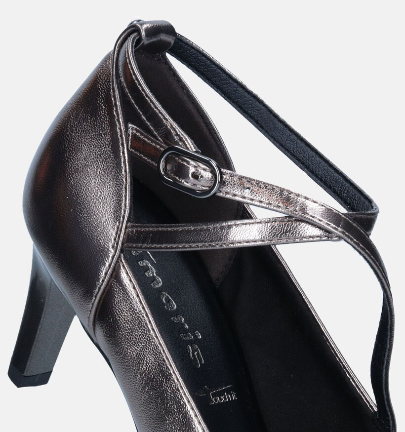 Tamaris Zilveren Pumps met riempje voor dames (344686)
