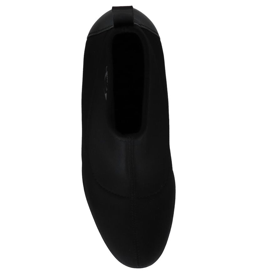 Calvin Klein Seven Zwarte Enkellaarzen met Sleehak, Zwart, pdp