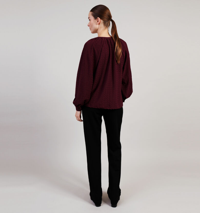 Vila Babera Blouse en Bordeaux pour femmes (365578)