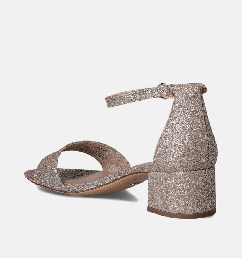 Tamaris Sandales avec talon fermé en Or pour femmes (355412)