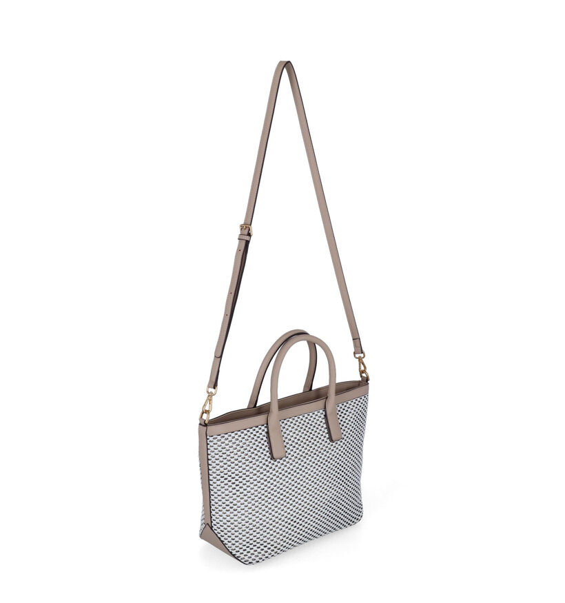 Kisses of Pearl Paris Beige Shopper in kunstleer (309324)