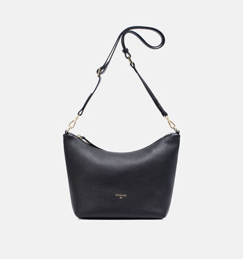 Crinkles Crossbody tassen Zwart/Cognac/Bordeaux