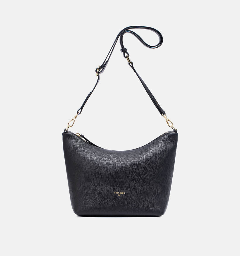 Crinkles Zwarte Crossbodytas voor dames (365729)