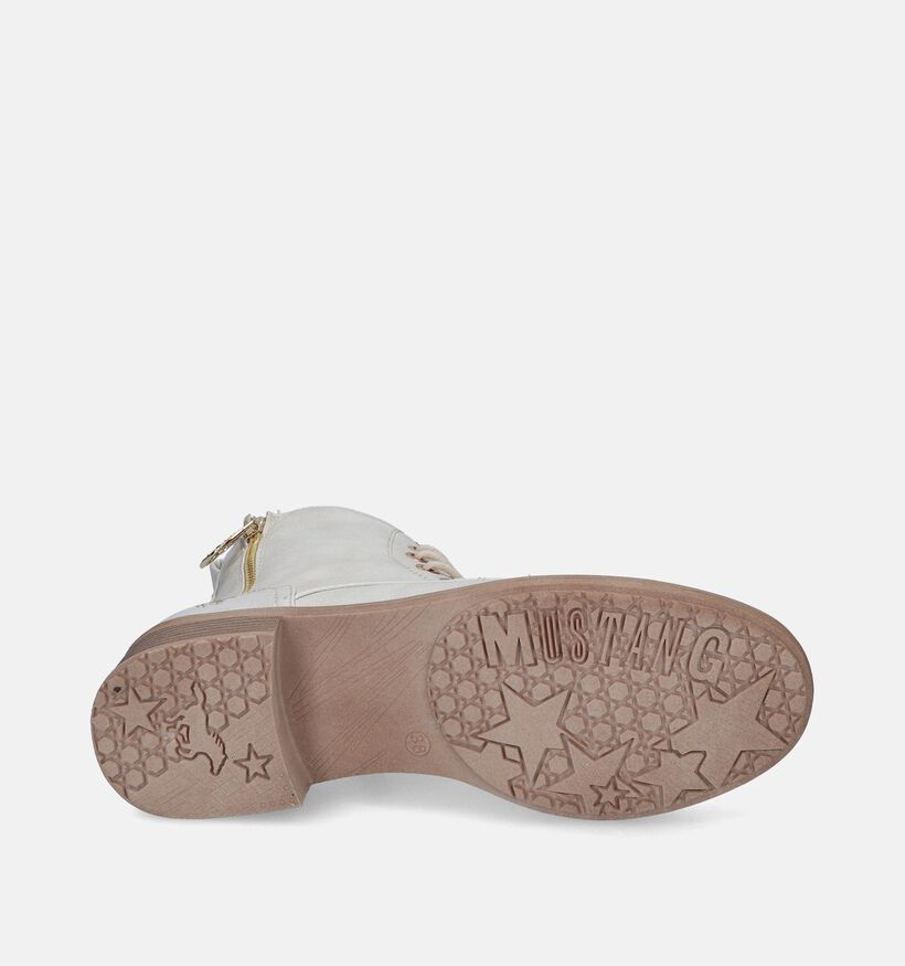 Mustang Boots à lacets en Taupe pour femmes (316062)
