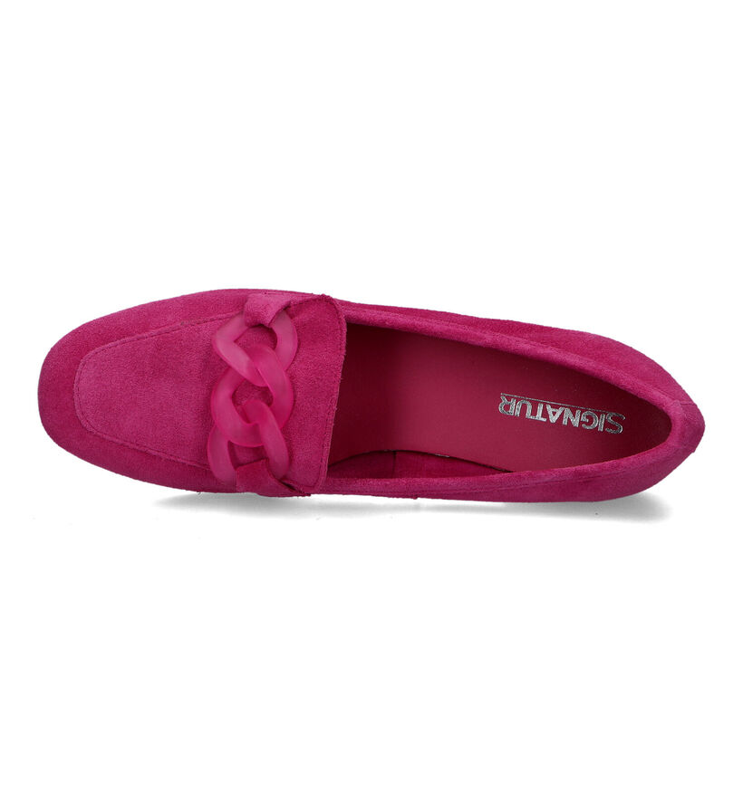 Signatur Loafers en Rose fuchsia pour femmes (319746)