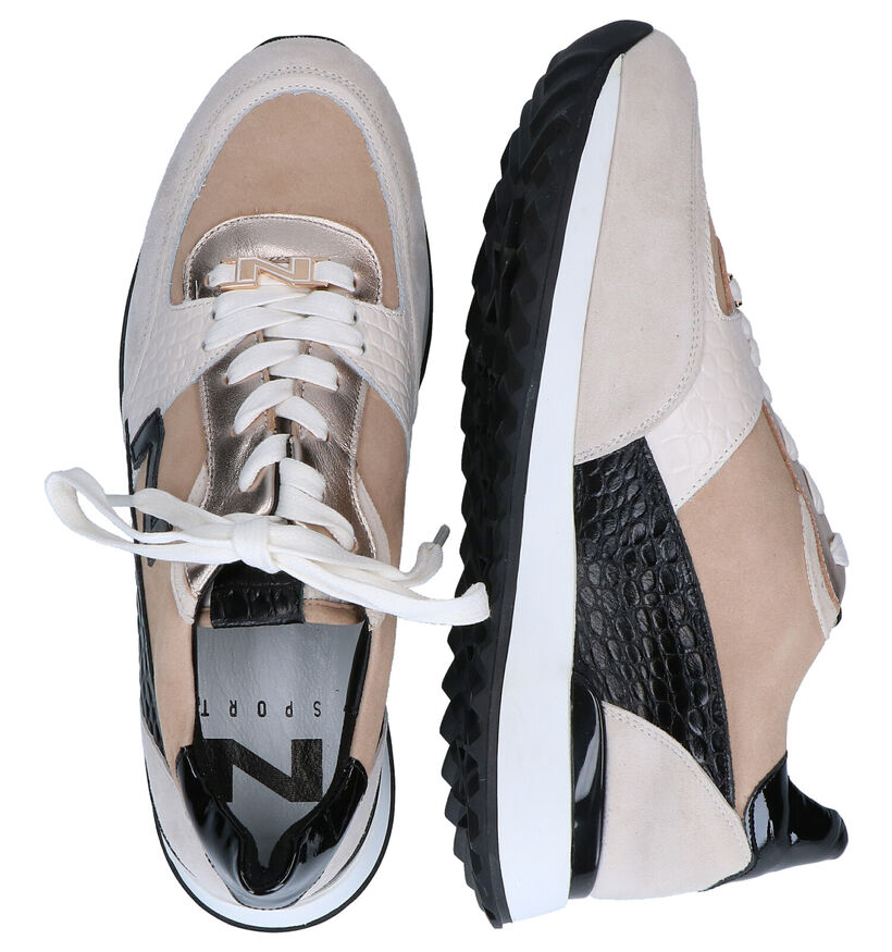 Nathan-Baume Beige Sneakers in leer (297850)