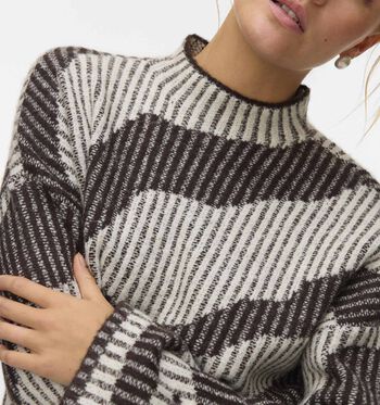 Vero Moda Pulls Beige/Marron/Bleu/Bordeaux