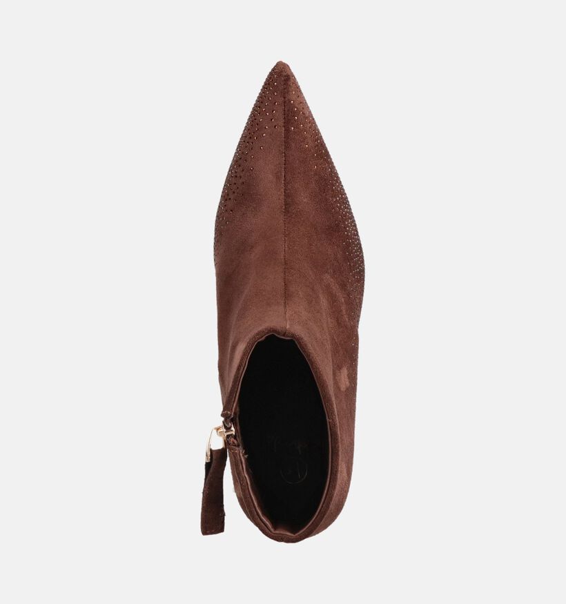 La Strada Bruine Enkellaarzen met Hak voor dames (379612)