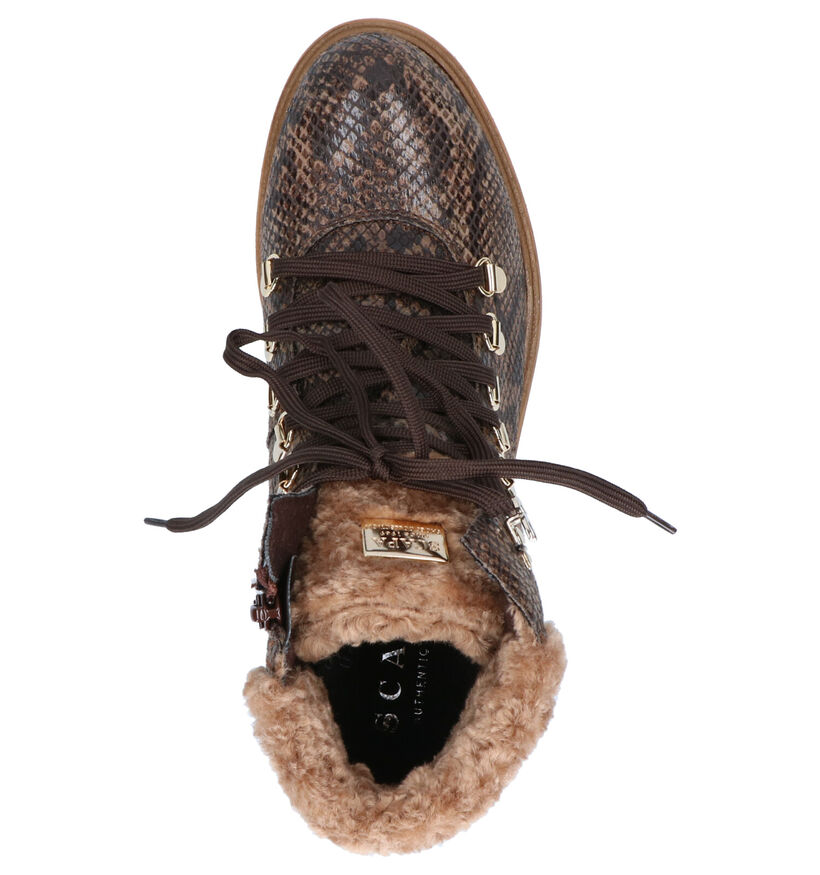 Scapa Felize Bruine Boots in kunstleer (259176)