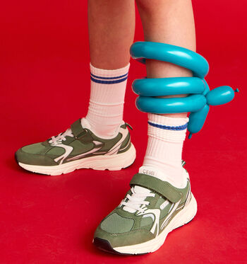 CEMI Low Baskets Blanc/Bleu/Vert/Gris