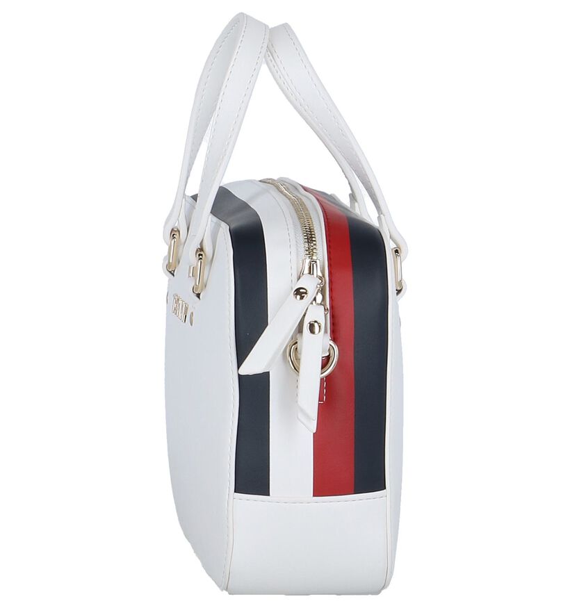 Witte Handtas Tommy Hilfiger TH Corporate Mini Trunk in kunstleer (256535)