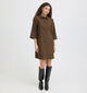 Fransa Frena Robe mi-longue en Brun fonc&eacute; pour femmes (377897)