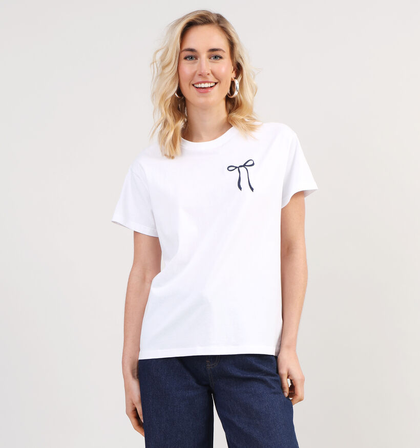 SISTERS POINT Witte T-shirt voor dames (359305)