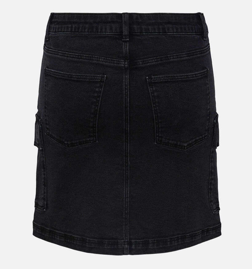 Pieces Jessie Jupe en jeans en Noir pour femmes (337718)