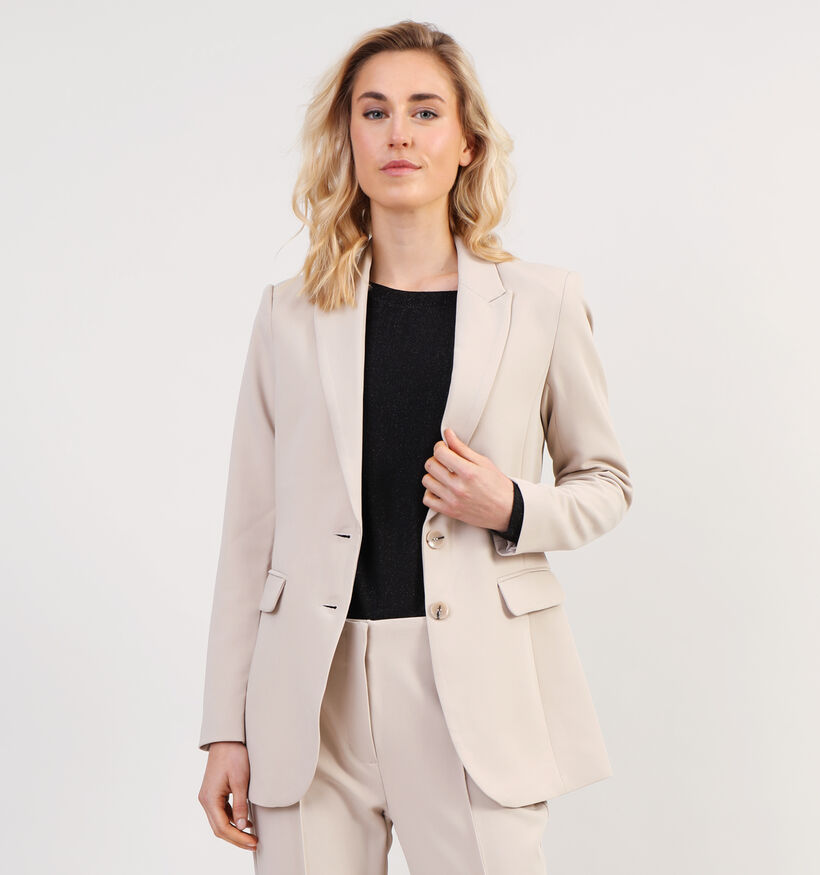 Expresso Basic Beige Blazer voor dames (351066)