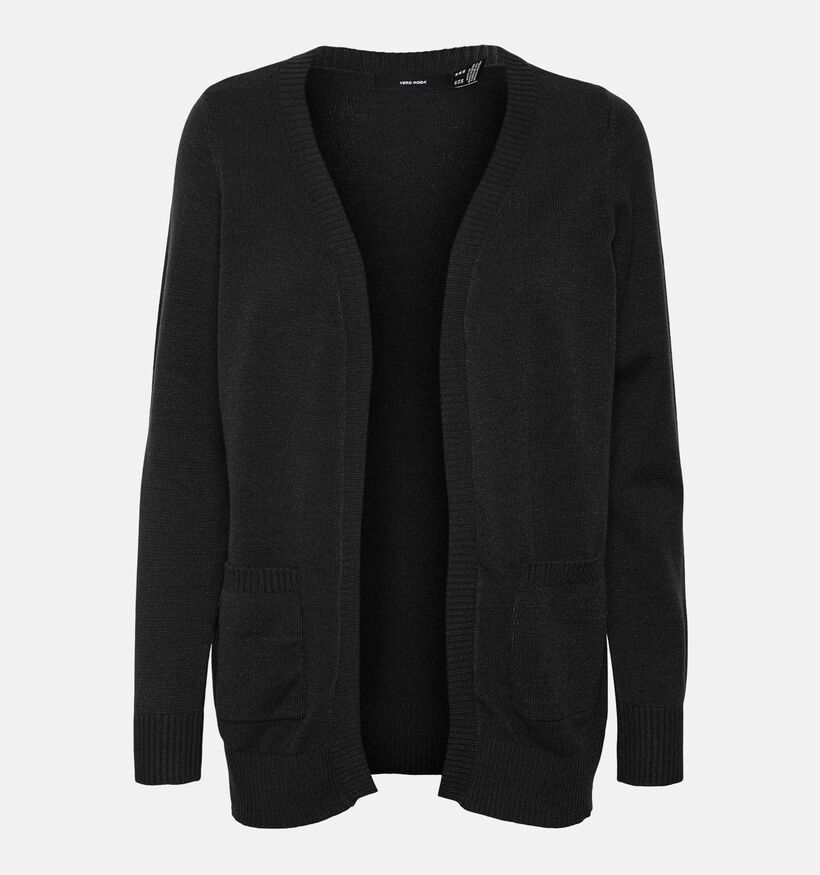 Vero Moda Lillie Cardigan tricoté en Noir pour femmes (328956)