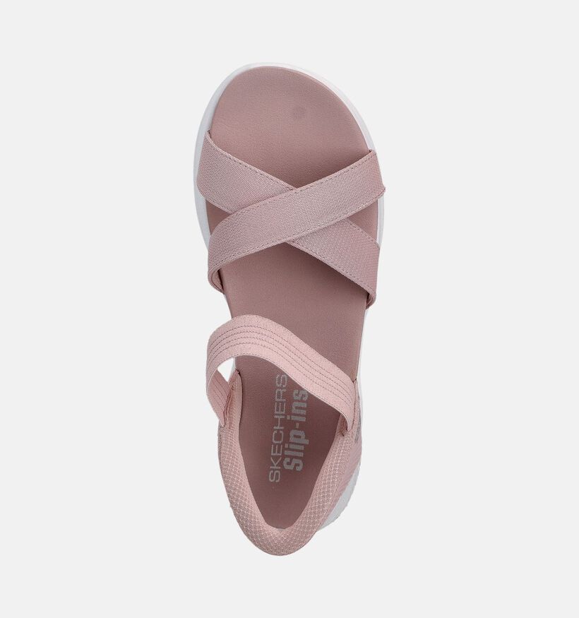 Skechers Ultra Flex 3.0 Never Better Roze Sandalen voor dames (371264)
