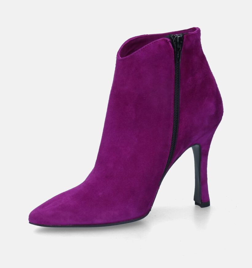 Cristian Daniel Bottines à talons en Violet clair (Lilas) pour femmes (317503)