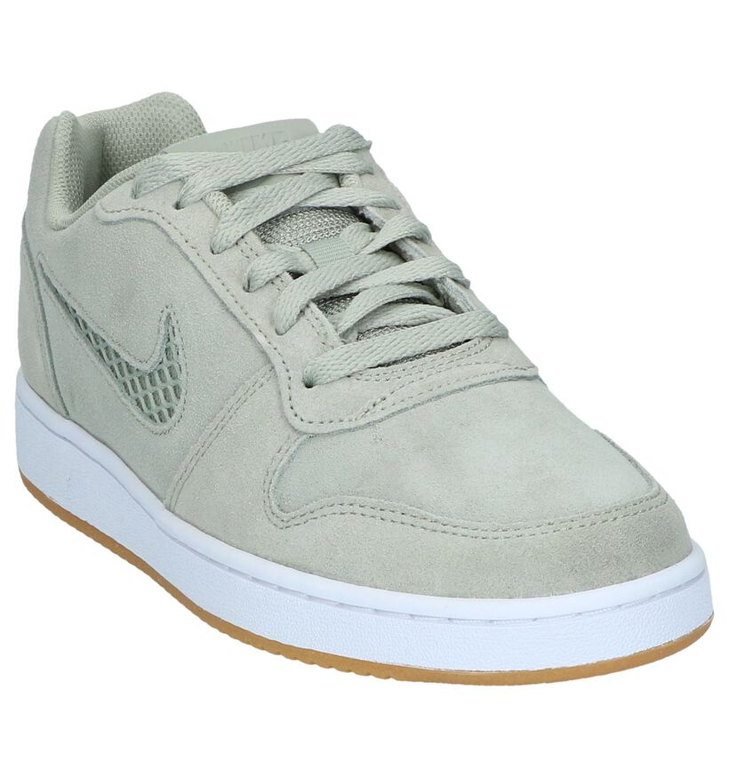 Ebernon Baskets basses en Vert kaki en nubuck (238334)