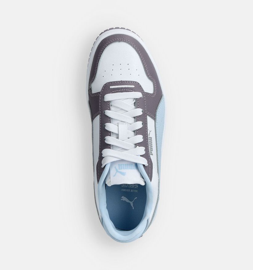 Puma Carina Street Baskets en Blanc Puma Carina Street Baskets basses en Blanc pour filles (359153) - pour semelles orthopédiques