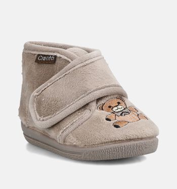Cienta Mid Pantoffels Taupe